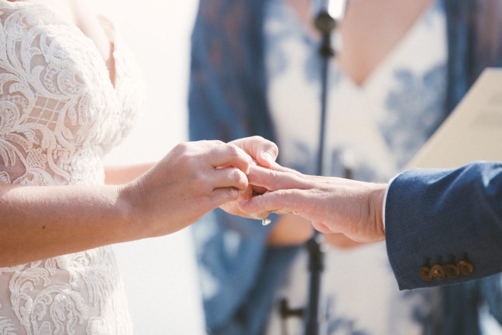exchanging rings wedding