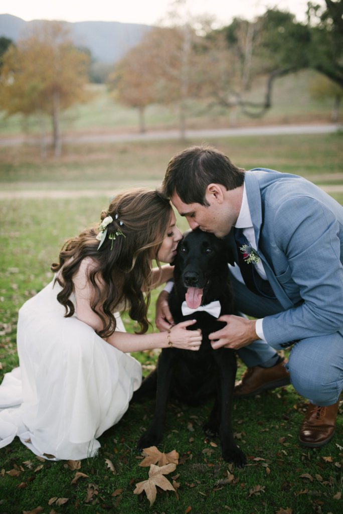 bride and groom sunset photos