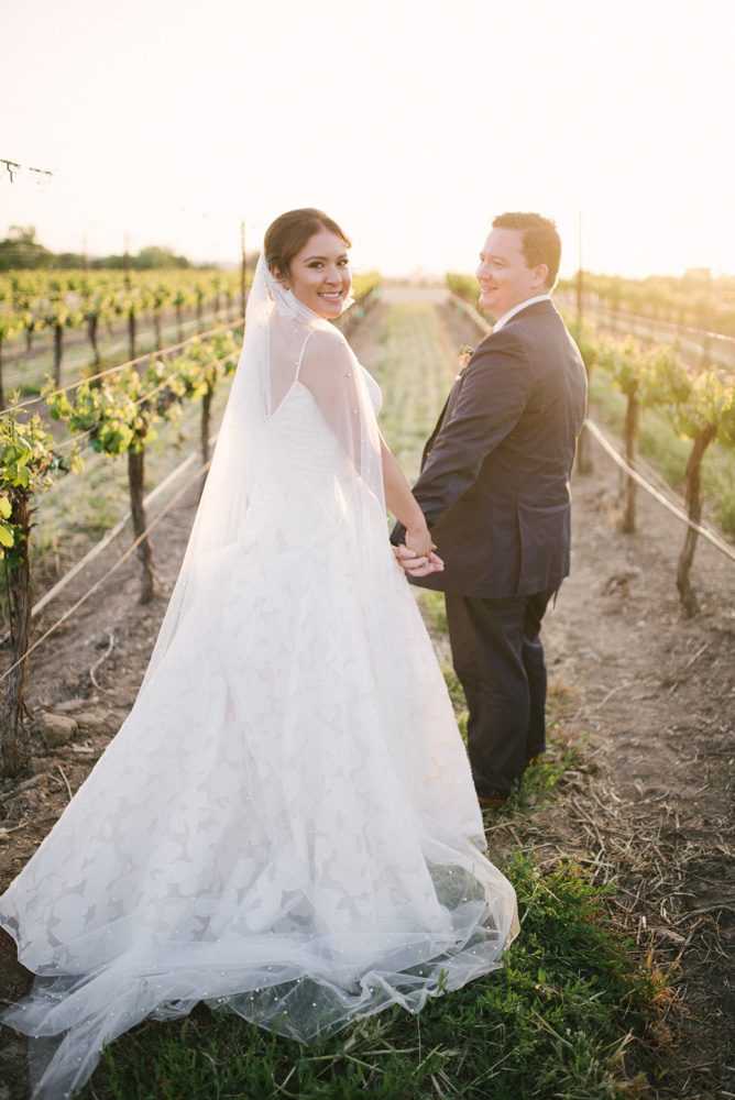 sunset wedding photos