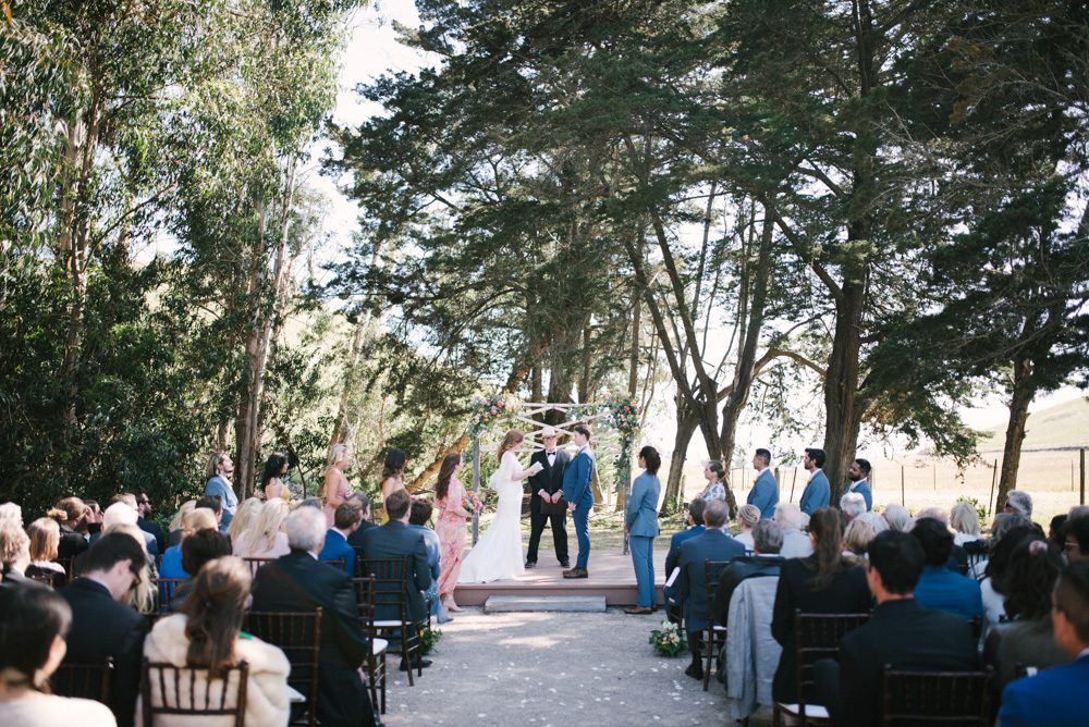 california central coast wedding ceremony