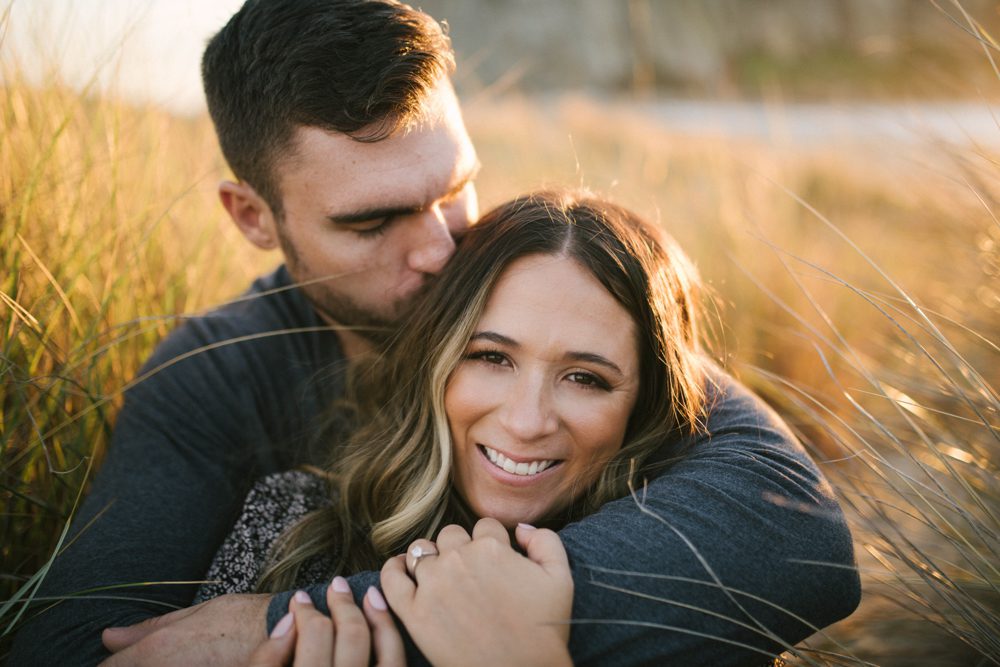 Morro Bay beach engagement session location