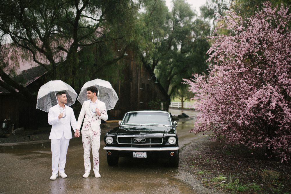 Groom at Edna Valley Ranch Wedding